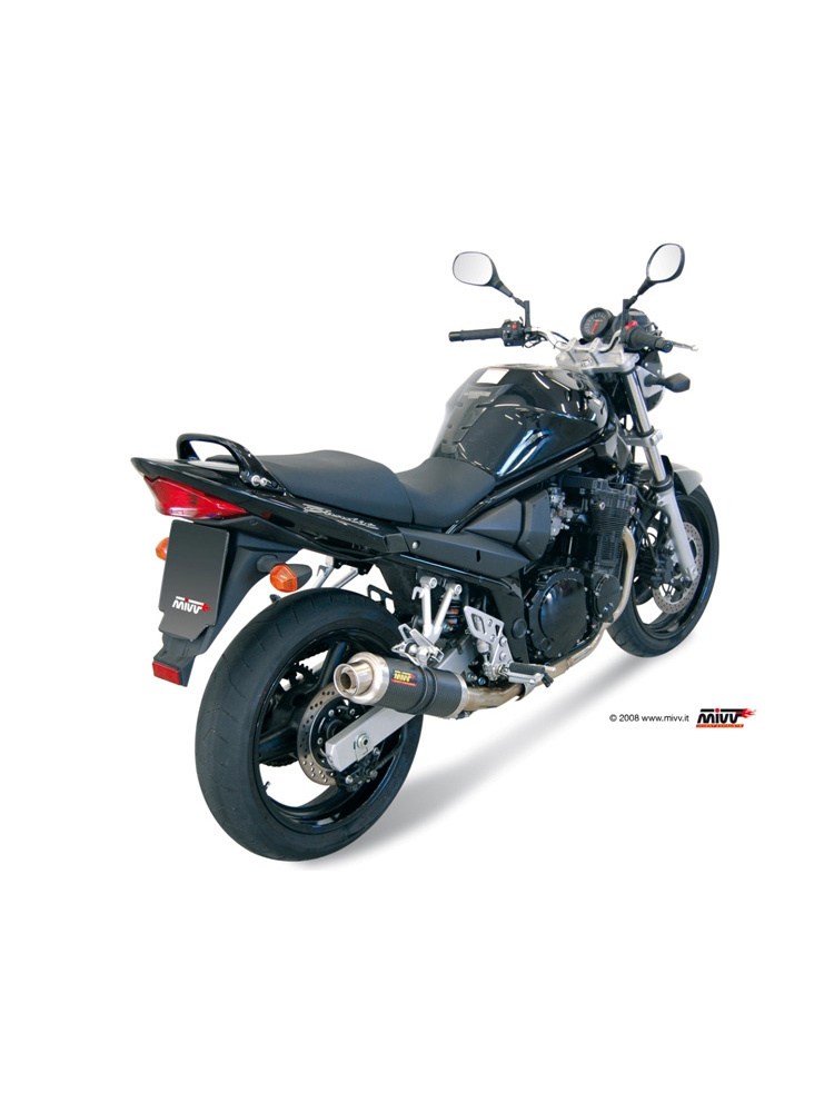 Tłumik motocyklowy Slip-On (GP) MIVV do Suzuki GSF 650 Bandit (05-06) carbon