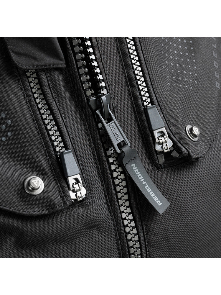 Kurtka motocyklowa damska tekstylna Rebelhorn Hiker IV czarna