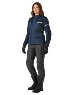 Kurtka motocyklowa damska tekstylna REV’IT! Outback 4 H2O niebieska