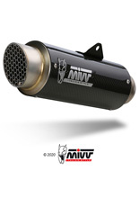 Tłumik motocyklowy Slip-On (GP Pro) MIVV do Kawasaki Z 900 (17-19) carbon