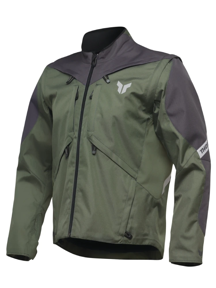 Kurtka enduro Thor Terrain zielono-szara