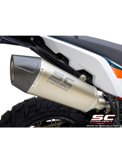 Tłumik SC-Project X-Plorer II Carbon / Titanium (Slip on) - KTM 790 Adventure [19-20]