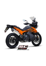 Tłumik SC-Project X-Plorer II Carbon / Titanium (Slip on) - KTM 890 Adventure / A2 [21]