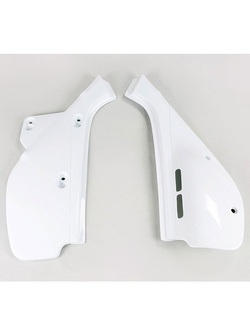 Osłony boczne tylne UFO do Honda XR 600R (88-00) białe