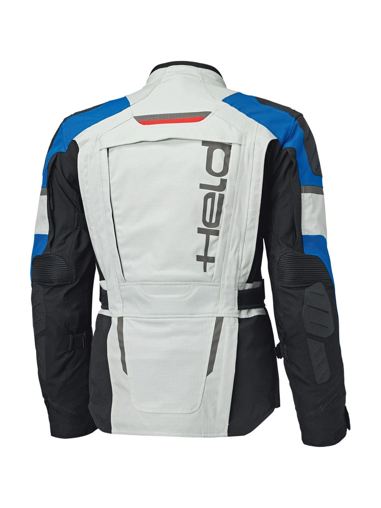 Kurtka motocyklowa tekstylna Held Carese 3 szaro-niebieska