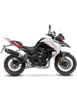 Tłumik motocyklowy LeoVince LV One Evo Benelli TRK 702 (23-24)/ TRK 702X (23-24) stal nierdzewna [bez homologacji] czarny