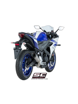 Pełny system 2-1, SC-Project S1 Titanium + Carbon - Yamaha YZF R3 [15-17]
