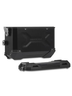 Zestaw: kufry boczne TRAX ADV + stelaże PRO Sw-Motech Honda NC750X/XD (20-) (pojemność: 2 x 37 L) czarne