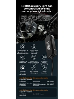 Lampy LED LOBOO L11 drogowe i pomocnicze mijania [15 000 lumenów]