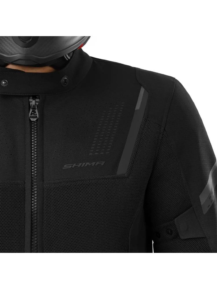 Kurtka motocyklowa tekstylna Shima Rush 3.0 Air G2 czarna