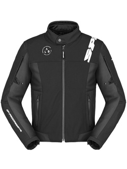 Kurtka motocyklowa tekstylna Spidi Corsa Tex czarno-biała