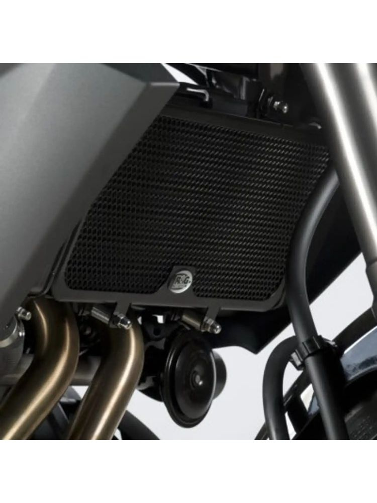 Osłona chłodnicy R&G aluminiowa do Kawasaki ER6F/ER6N (09-)/ Versys 650 (10-14) czarna