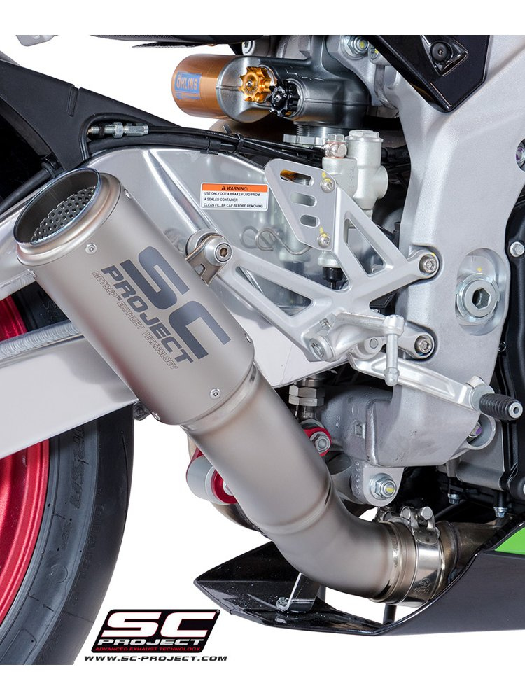 Tłumik CR-T Low Position Titanium SC-Project do Aprilia RSV4 RF/RR 2017