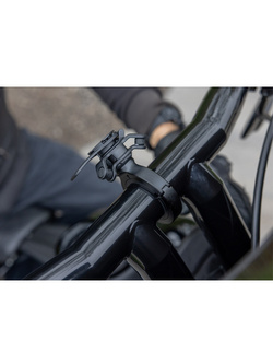 Uchwyt montowany na kierownicy motocykla Quad Lock PRO duży czarny