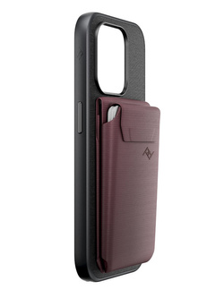 Magnetyczny portfel / podstawka do telefonu Peak Design Mobile bordowy