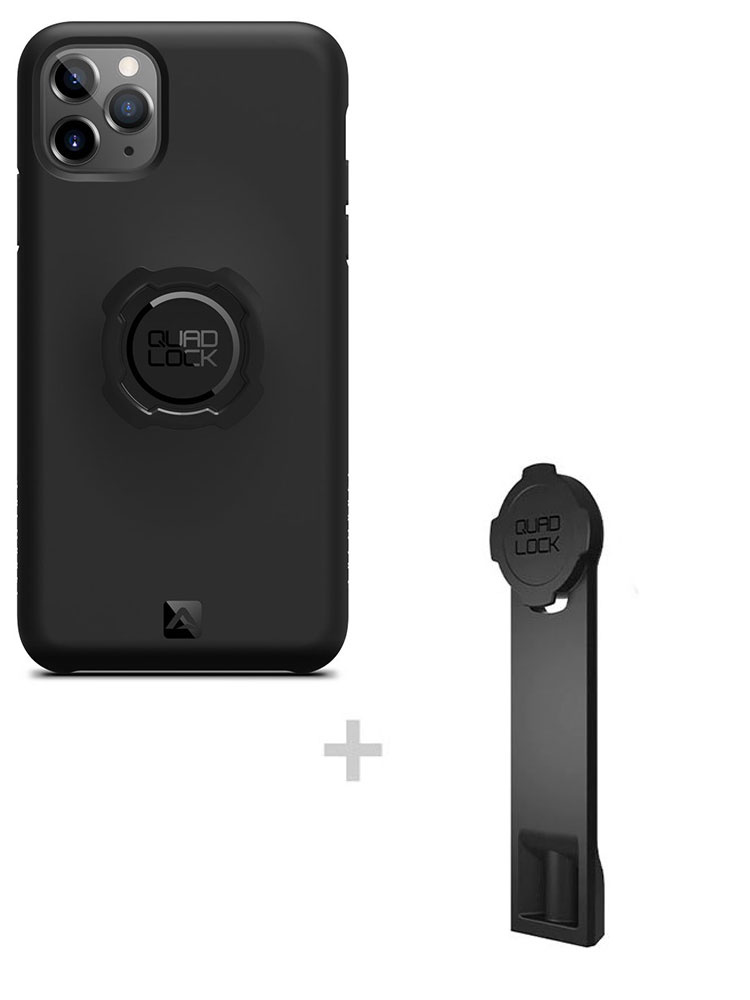 Zestaw: etui na telefon iPhone 11 Pro + adapter do statywu Quad Lock