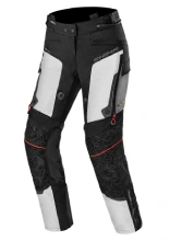 Spodnie motocyklowe damskie tekstylne Shima Tracker czarno-jasnoszare