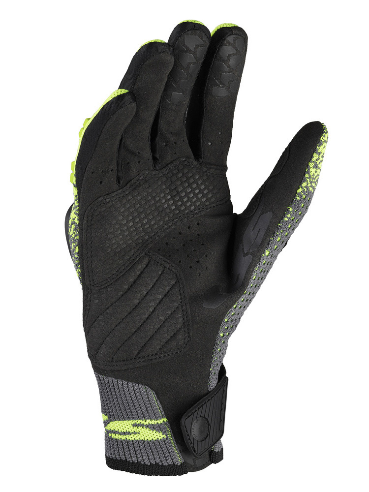Rękawice motocyklowe Spidi Cross Knit czarno-szaro-żółte