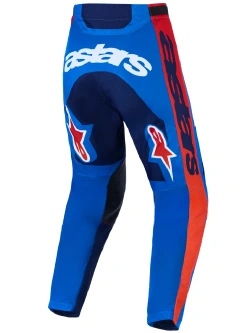 Spodnie cross Alpinestars MX Racer Hunt niebiesko-czerwone