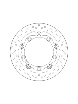 Tarcza Hamulcowa Brembo Serie Oro Floating Prime Line Yamaha X-Max 125/ 250 (05-)/ 300 (17-) T-Max 500 (01-11)/ Majesty 400 (04-12) [śr. 250 mm]