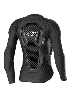 Zbroja motocyklowa damska Alpinestars MX Bionic Action V2 czarno-niebieska 