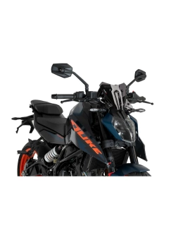 Szyba motocyklowa sportowa PUIG KTM 125 Duke (24-)/ 390 Duke (24-) mocno przyciemniana