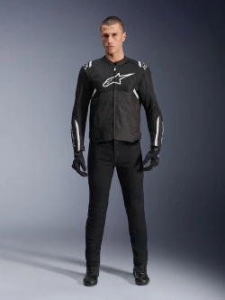 Kurtka motocyklowa tekstylna Alpinestars T-SPS Air V2 czarno-biała