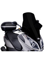 Szyba PUIG V-Tech Touring do Kymco DOWNTOWN 125i / 300i, GRAND DINK 125 / 300, SUPERDINK 125i / 300I / 350i, X-TOWN 125 / 300 czarna