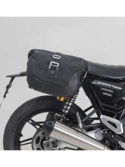 Zestaw sakw bocznych Legend Gear LC2 ze stelażami SW-Motech Triumph Speed Twin 1200 (18-) czarne [poj.: 2 x 13,5 L]