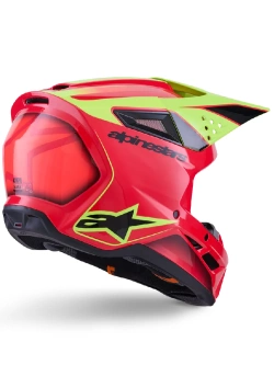 Kask enduro Alpinestars SM3 Fray czerwono-czarny-fluo