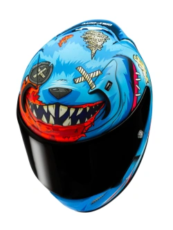 Kask integralny HJC RPHA 12 Mister Peeks Cod niebiesko-czerwony