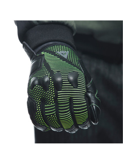 Rękawice motocyklowe Dainese Unruly Ergo-Tek czarno-zielone