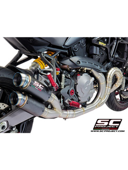 Kolektor 2-1 do tłumików SC-Project oraz oryginalnych - Ducati Monster 821 [18-20]