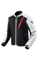 Kurtka motocyklowa tekstylna REV’IT! GT-R 4 Air czarno-biała