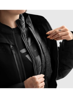 Kurtka motocyklowa damska tekstylna Rebelhorn Hardy 3.0 czarna