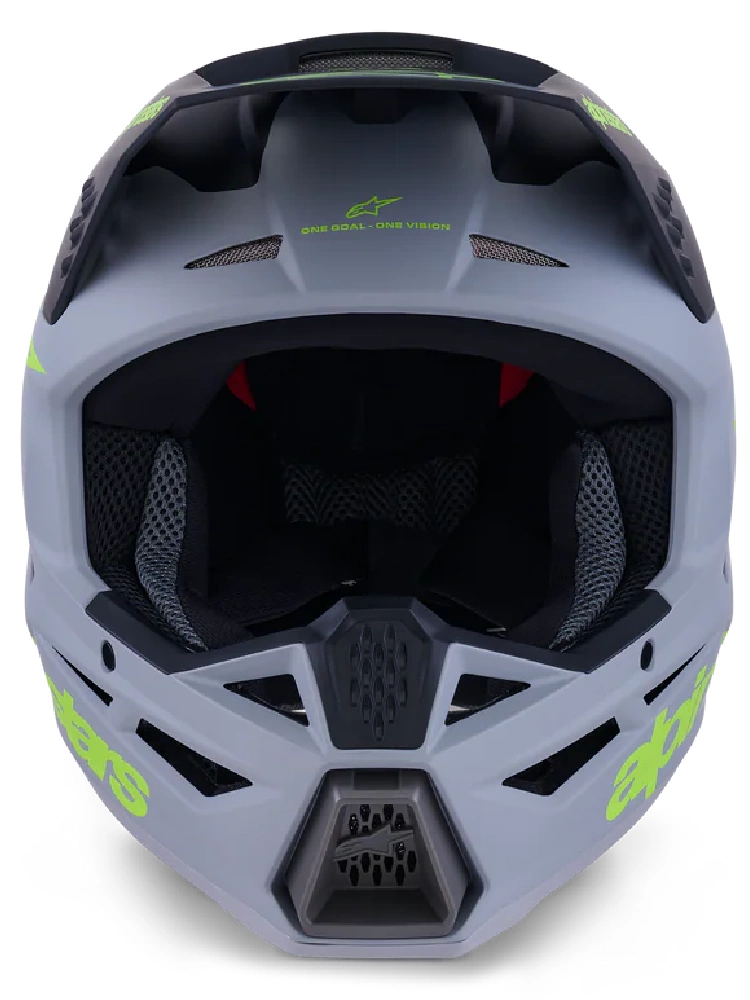 Kask enduro Alpinestars SM3 Radium szaro-czarny-fluo