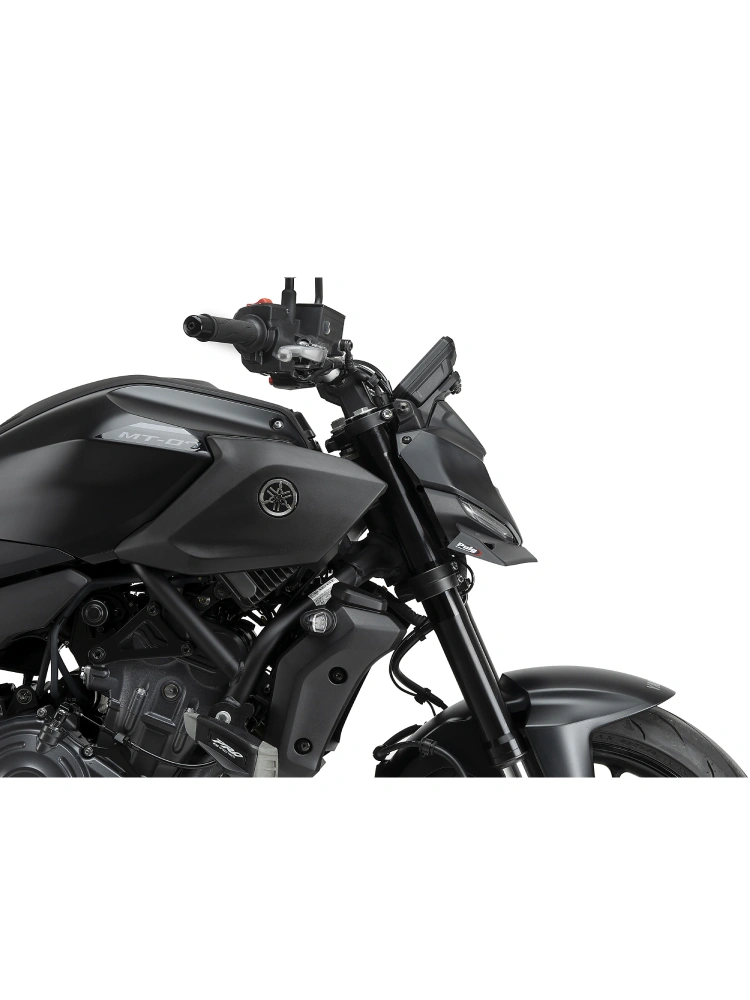Przednie spoilery Puig Yamaha MT-07/Y-AMT (25-) czarne matowe