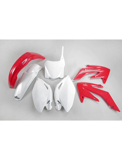 Komplet plastików UFO do Hondy CRF 250 (08-09) czerwono-biały