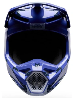 Kask enduro Fox V1 Diffuse czarno-fioletowy