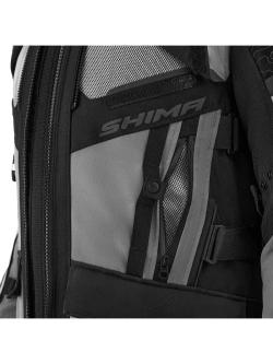 Kurtka motocyklowa tekstylna Shima Tracker jasnoszara