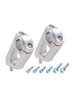 Podwyższenie kierownicy Hepco&Becker BMW R 1200 GS Adventure (08-12) [20 mm w górę, 30 mm w tył] srebrne