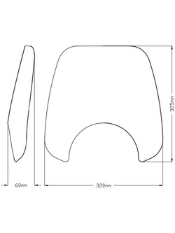 Owiewka motocyklowa sportowa PUIG Naked New Generation Honda CMX 1100 Rebel/ DCT (21-) przezroczysta