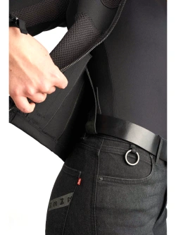 Kurtka motocyklowa damska tekstylna Pando Moto Stealth czarna