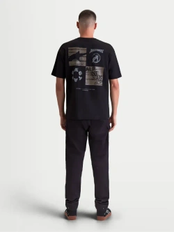 Koszulka z krótkim rękawem Alpinestars Checkback Oversized CSF czarna