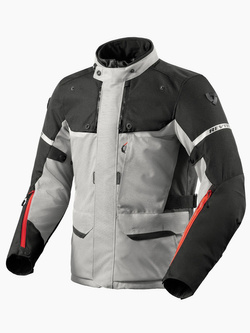 Kurtka motocyklowa tekstylna REV’IT! Outback 4 H2O szaro-czarna