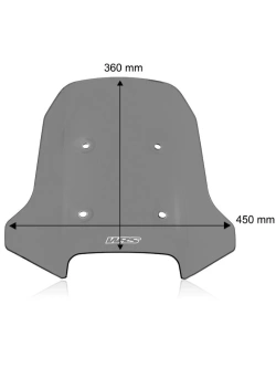 Szyba motocyklowa WRS Touring CF Moto 450MT (24) mocno przyciemniana