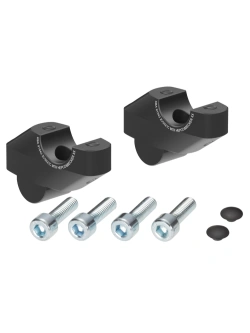 Podwyższenie kierownicy Hepco&Becker Honda CMX 500 Rebel (17-) [30 mm w górę, 21 mm w tył] czarne