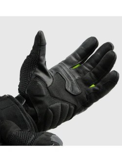Rękawice motocyklowe letnie damskie Rebelhorn Core czarno-szare-fluo