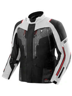 Kurtka motocyklowa tekstylna Shima Hero 3.0 G2 szaro-czerwona