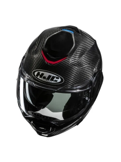 Kask szczękowy HJC F100 Carbon czarno-niebieski